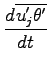 $\displaystyle \DD{\overline{u^{\prime}_{j}\theta^{\prime} }}{t}$