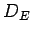 $\displaystyle D_{E}$
